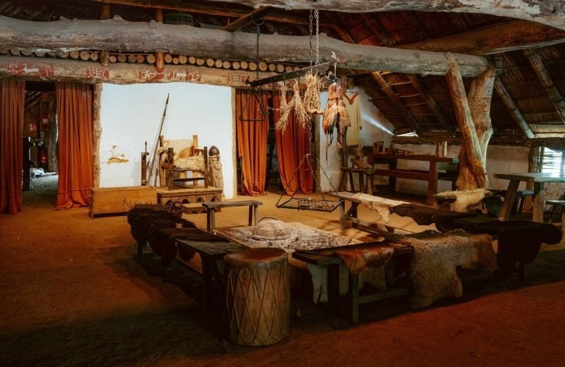 Prähistorischen Dorf